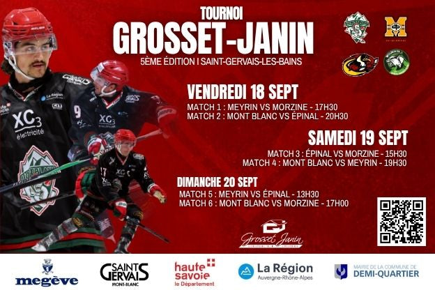 Tournoi Grosset Janin - 18 au 20 septembre 2026